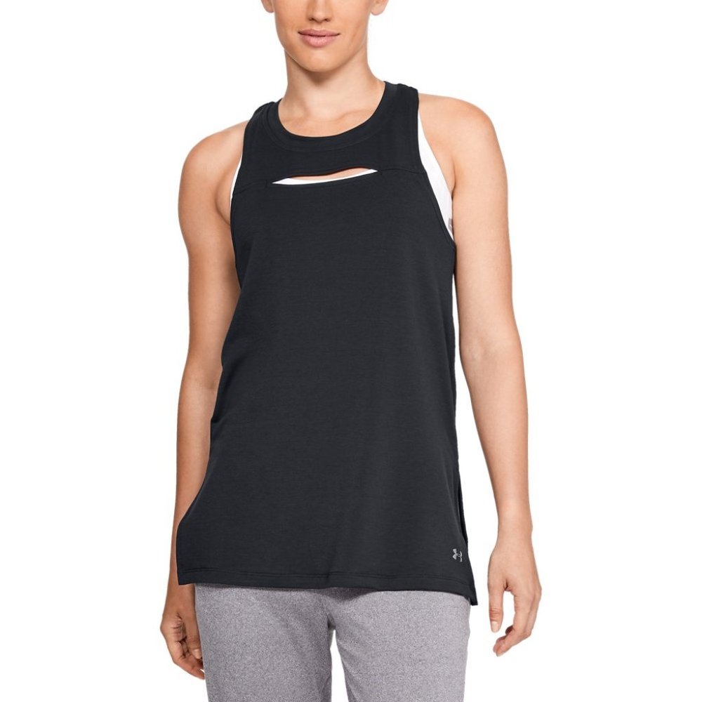 Women's Black Under Armour Modal Terry Tunic